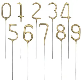T&auml;htisadetikku Numero Kulta 15 cm