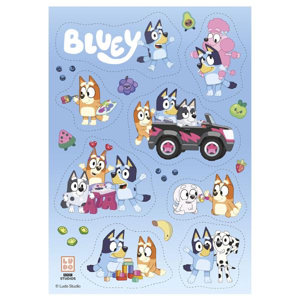 Kakkukuvat Bluey A5 17,5 g 8 kpl