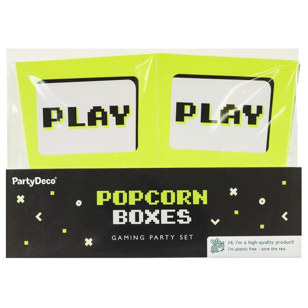 Popcorn-laatikot Play 6 kpl