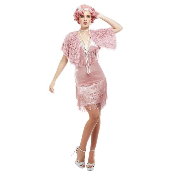 20-luvun Vintage Flapper Naamiaisasu Deluxe