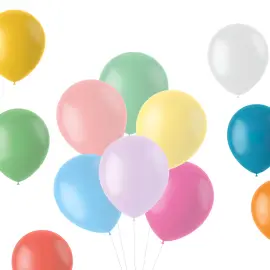 Lateksi-ilmapallot Pastelli Valikoima 50-pakkaus