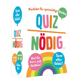 Quiznödig Sant Eller Falskt Visailupeli