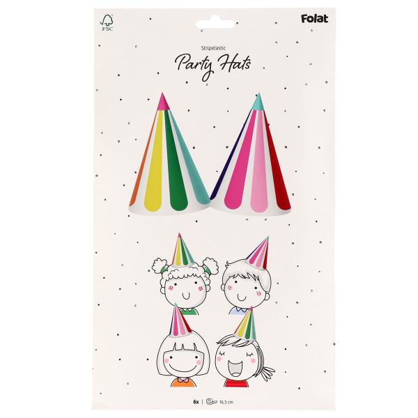 Juhlahatut Stripetastic 6 kpl