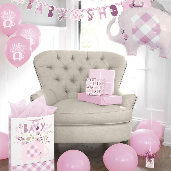 Pahvimukit Pinkki Elefantti 27cl 8 kpl