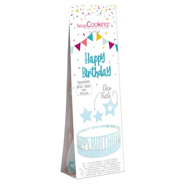 Cake Wrapper Kit Happy Birthday