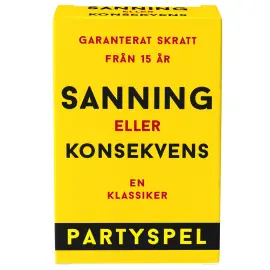Sanning eller Konsekvens Korttipeli 15+ vuotta