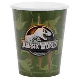 Jurassic World Pahvimukit 25 cl 6 kpl