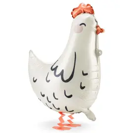 Folioilmapallo Kana Valkoinen