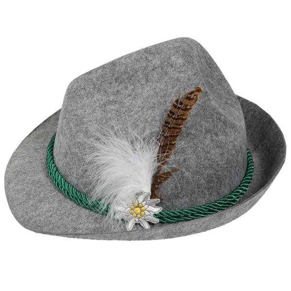 Oktoberfest Deluxe Tirolilaishatt Harmaa