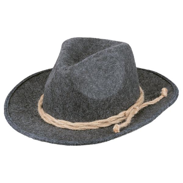 Harmaa Oktoberfest-hattu Deluxe
