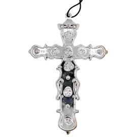 Kaulakoru Hopeanv&auml;risell&auml; Ristill&auml;