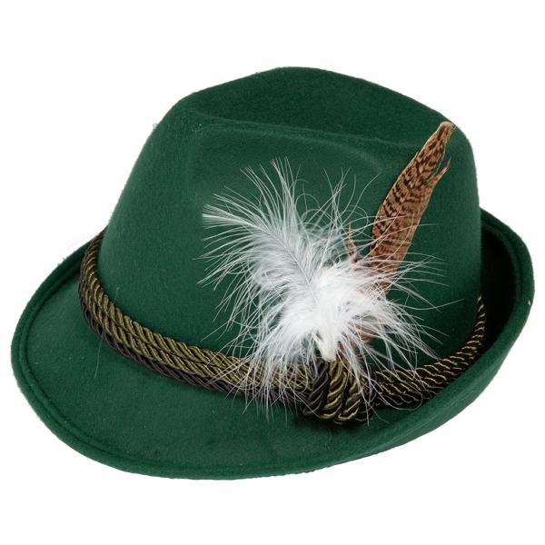 Oktoberfest Deluxe Tirolilaishattu Tummanvihreä