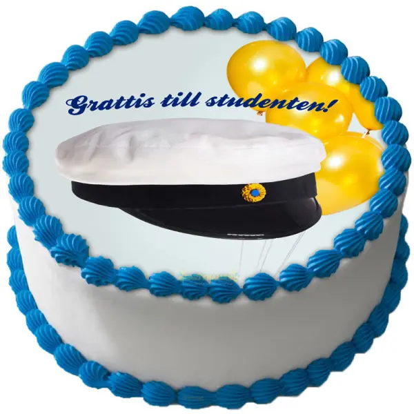 Grattis till Studenten Sokerimassa