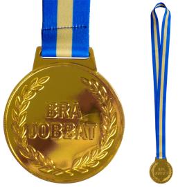 Kultamitali Nauhalla Bra Jobbat 6,3 cm