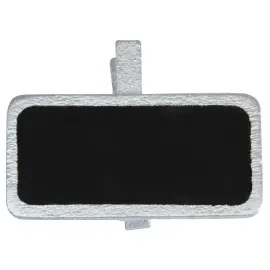 Mini Liitutaulut Klipsill&auml; Hopea