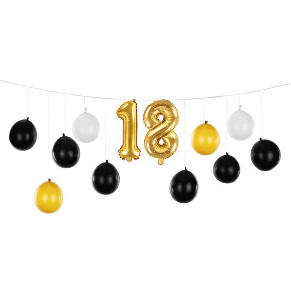 DIY Ilmapalloviirinauha 18 vuotta 13-kpl
