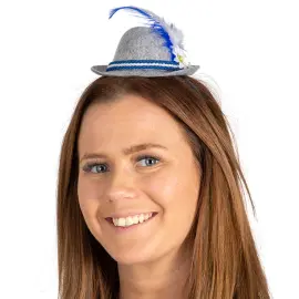 Oktoberfest Panta Tirolilaisella Hatulla Harmaa