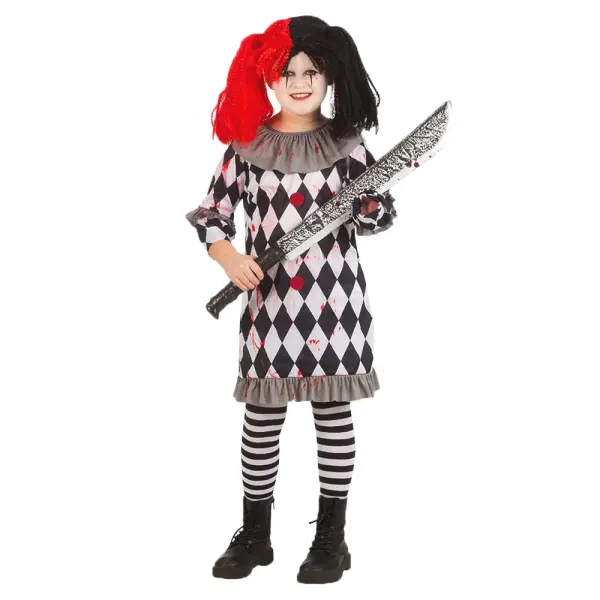 Creepy Clown Mekko Lapset
