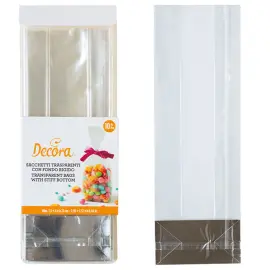 Sellofaanipussit Vakaa Läpinäkyvä 7,5x22 cm 10-kpl