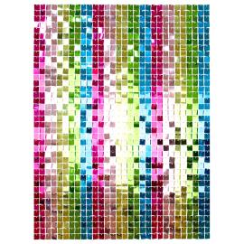 Backdrop Paljettipaneeli Northern Lights 30x30 cm 12 kpl