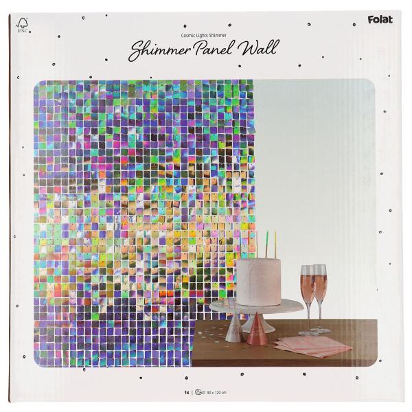 Backdrop Paljettipaneeli Cosmic Lights 30x30 cm 12 kpl