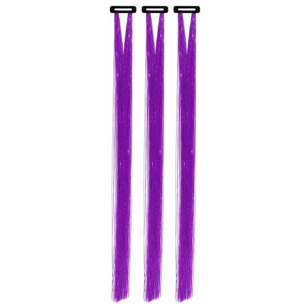 Hiussuortuvat Glitter Violetti