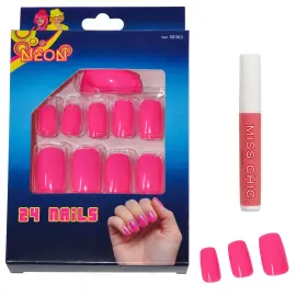 Tekokynnet Neonpinkki