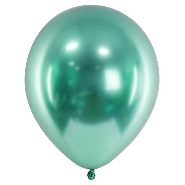 Glossy Ilmapallot Tummanvihreä