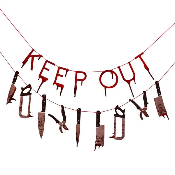 Halloween Viirinauha Keep Out