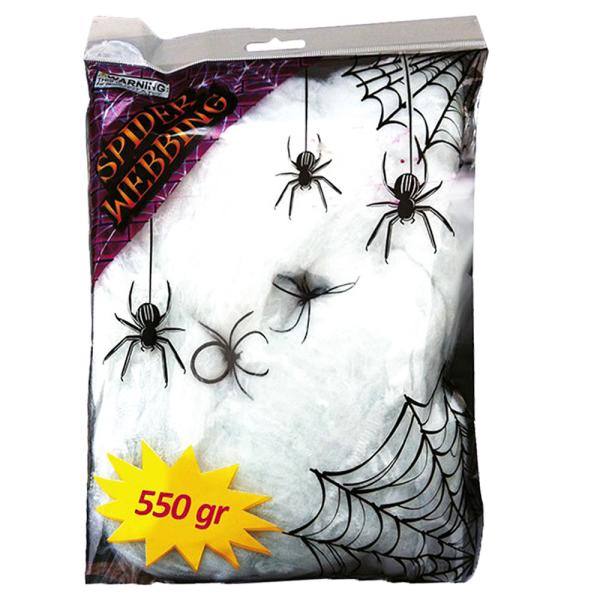 Valkoinen Hämähäkinverkko ja Hämähäkki 550 g