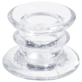 Läpinäkyvä Kynttilänjalka 4 cm