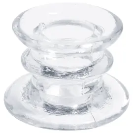 Läpinäkyvä Kynttilänjalka 4 cm