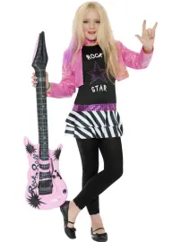 Rocktyttö Lasten Naamiaisasu