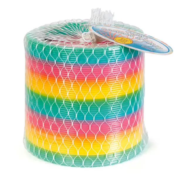 Sateenkaarenvärinen Jumbo Slinky