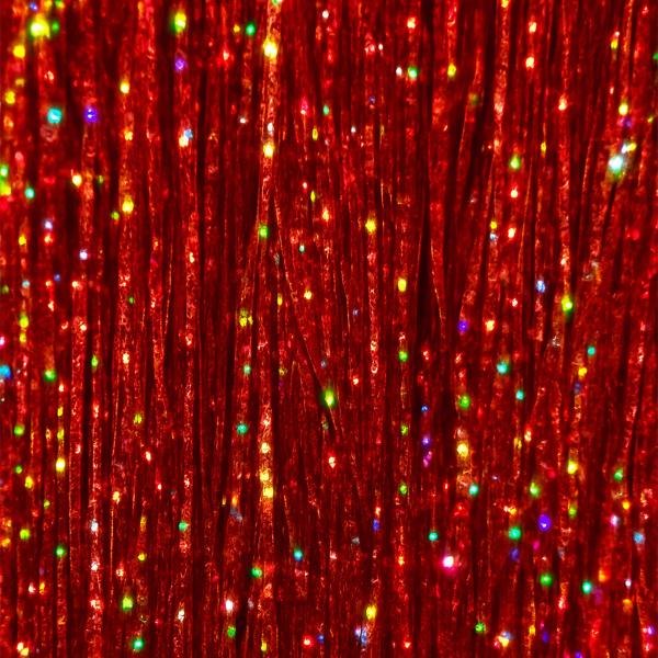 Hiussuortuvat Glitter Punainen