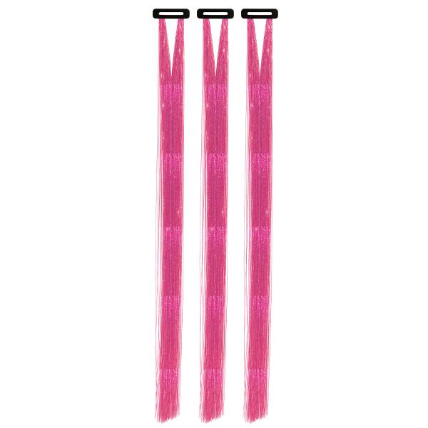 Hiussuortuvat Glitter Pinkki