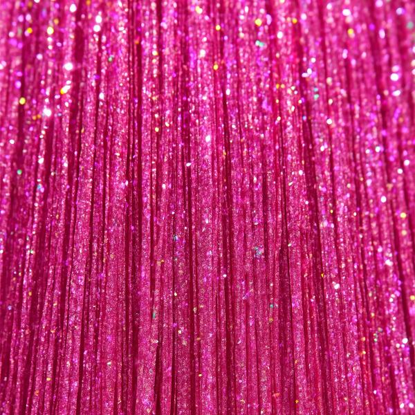 Hiussuortuvat Glitter Pinkki