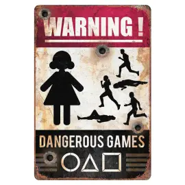 Dangerous Games Halloween Kyltti