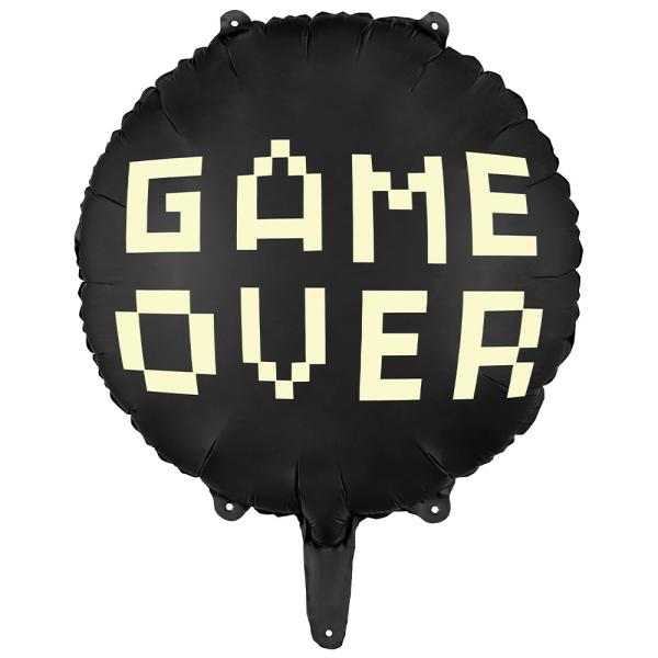 Pyöreä Folioilmapallo Game Over
