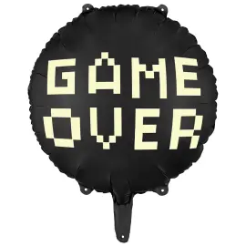 Pyöreä Folioilmapallo Game Over