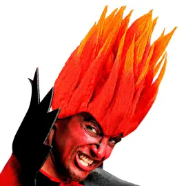 Paholaisen Peruukki Punainen