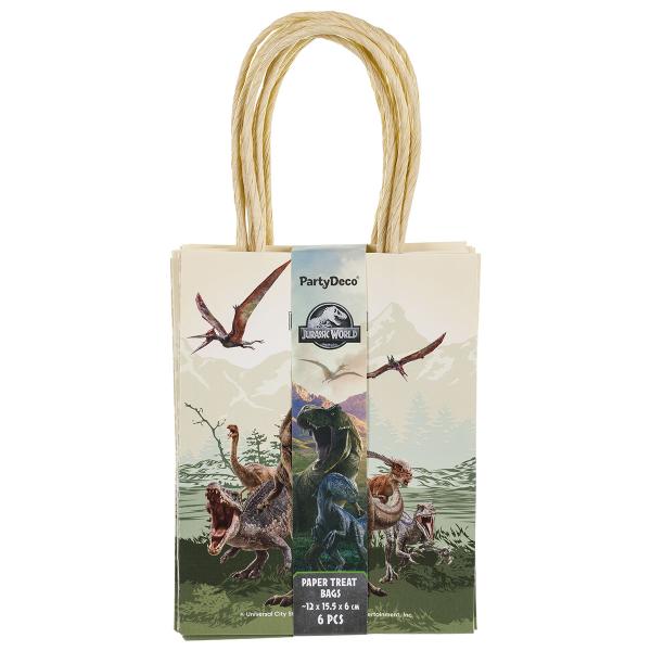 Jurassic World Lahjapussit 6 kpl