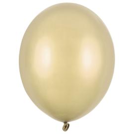 Vahvat Ilmapallot Metallinen Vaalea Kulta 30 cm 100-pakkaus