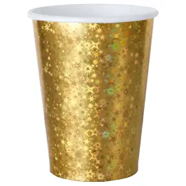 Pahvimukit Birthday Party Kulta