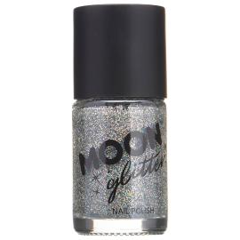Moon Glitter Holografinen Kynsilakka Hopea