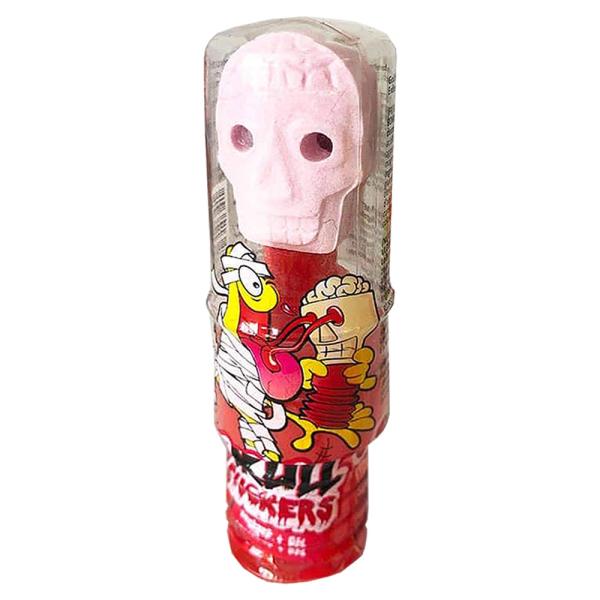 Skull Suckers Pääkallo Makeinen Tikkarilla