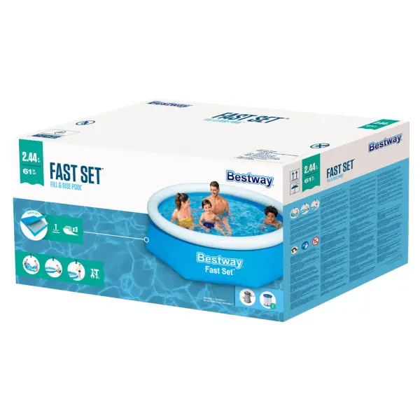 Bestway Puhallettava Allas ja Filter Fast Set