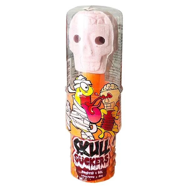 Skull Suckers Pääkallo Makeinen Tikkarilla