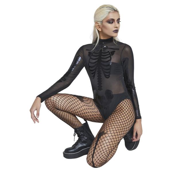 Luuranko Body Transparent Musta
