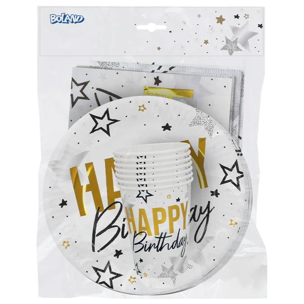 Juhlapaketti Happy Birthday Tähdet